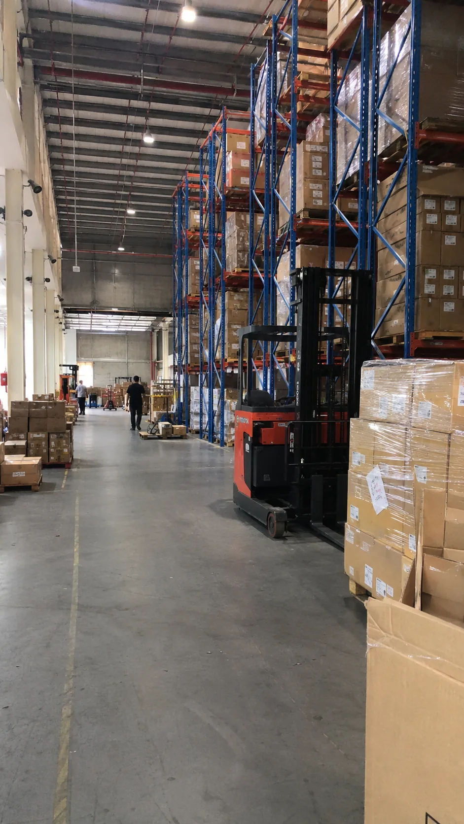 Shipment, customs and local delivery coordination.